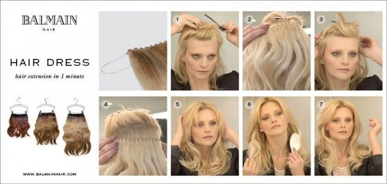 BALMAIN HAIR DRESS Human Hair 55 cm Amsterdam
